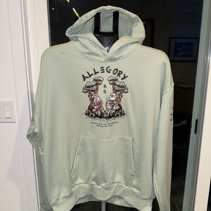 Allegory Men's Sage Green Hoodie amazing fabric M